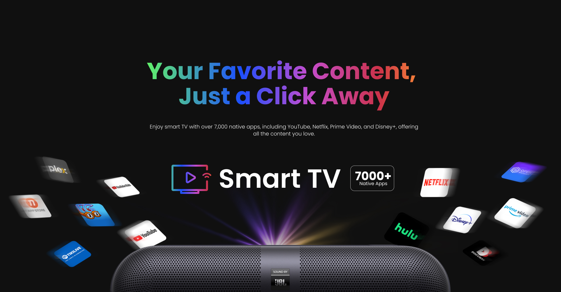 Yaber K300s tích hợp Android TV bản quyền