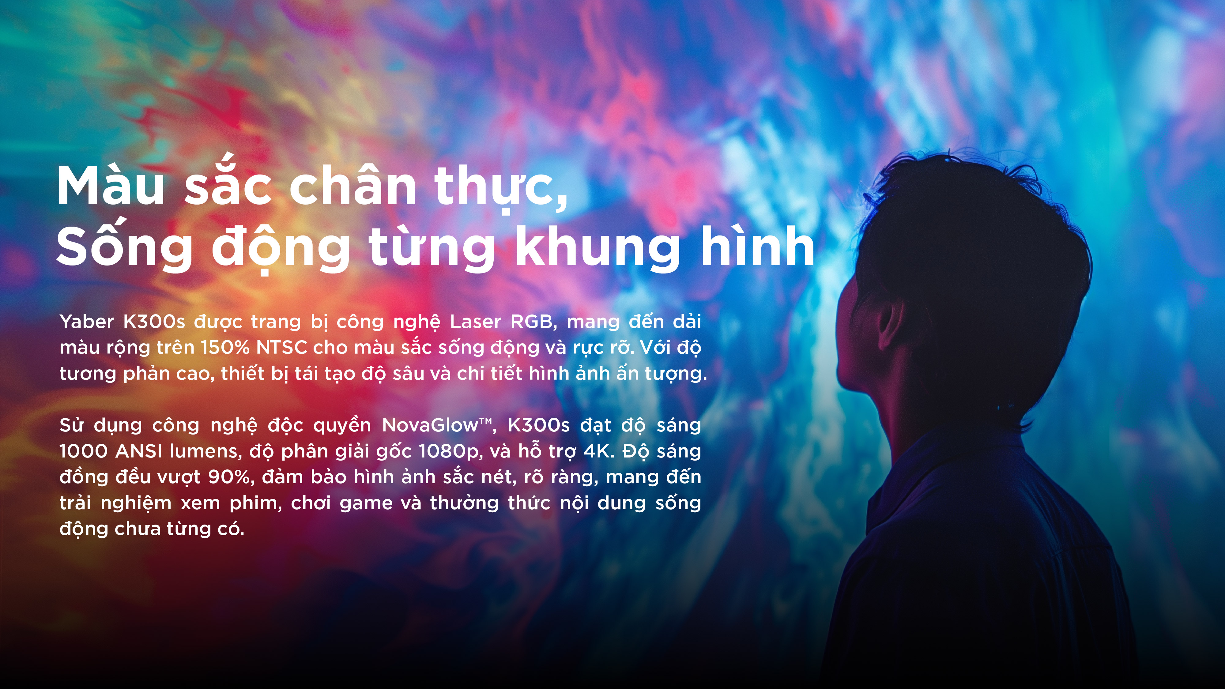 Yaber K300s công nghệ Laser RGB