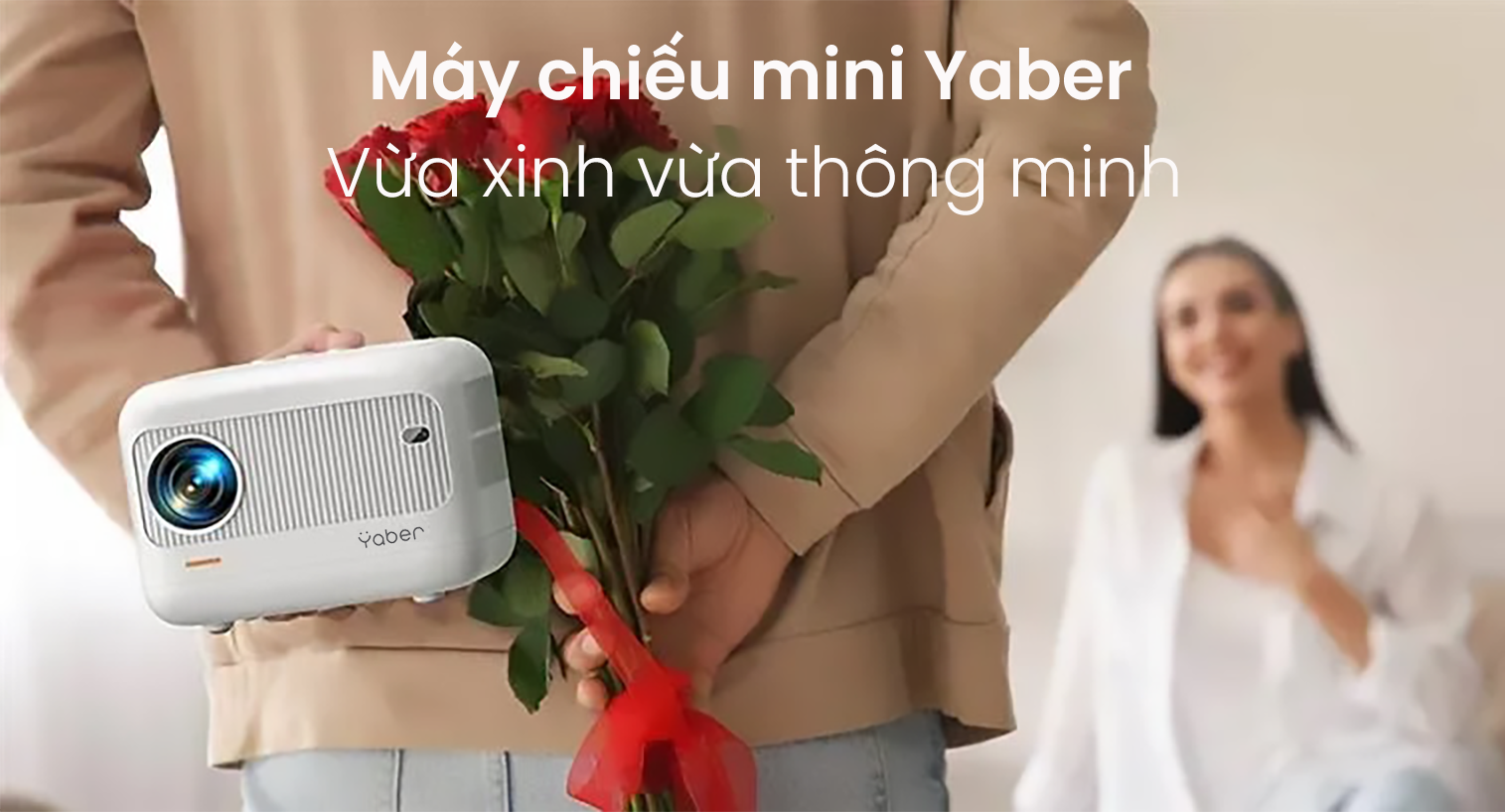 Máy chiếu mini thông minh Yaber L1 bản Google Assistant