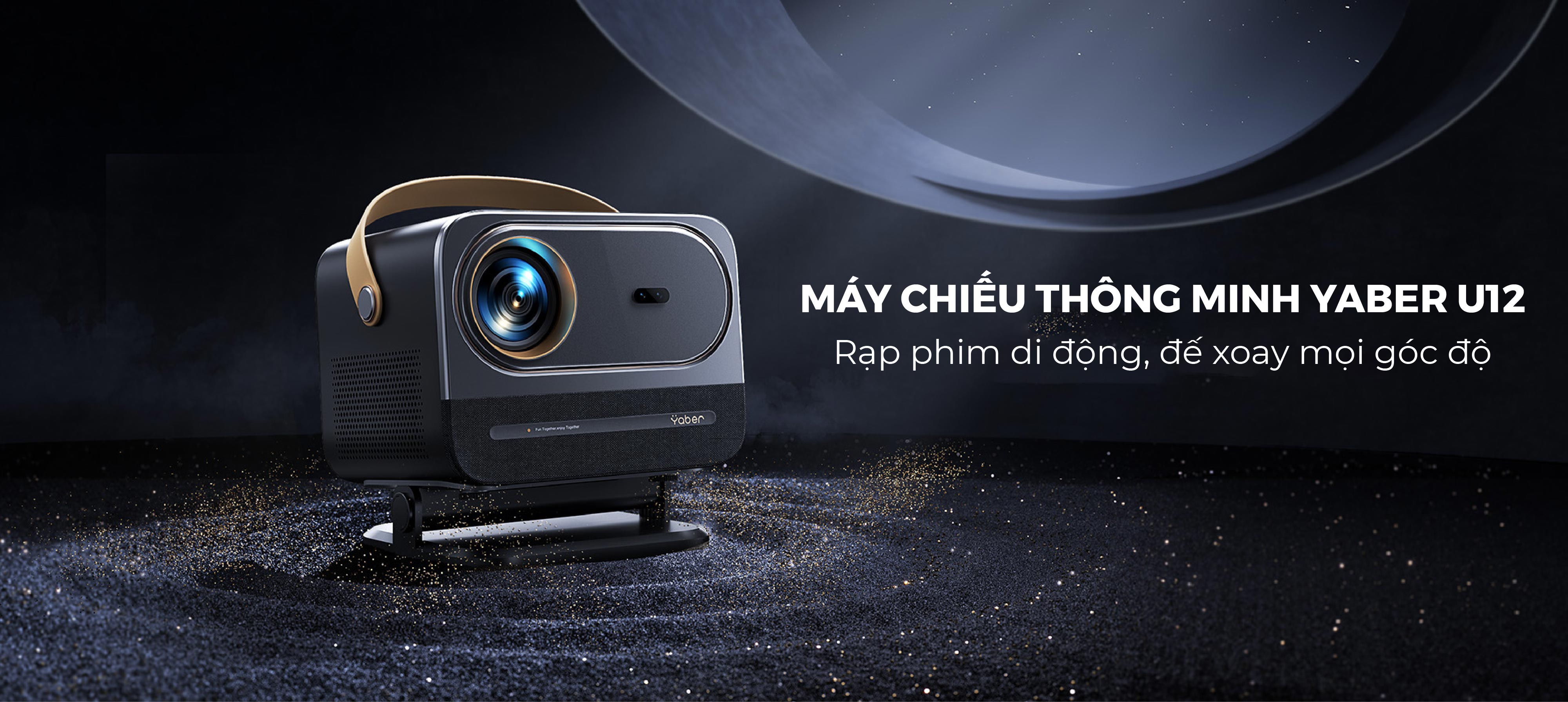 Máy chiếu thông minh Yaber U12 - Máy chiếu Gimbal sáng tạo năm 2024