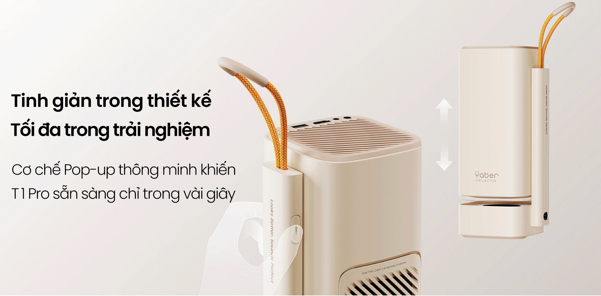 Thiết kế tinh tế của Yaber T1 Pro