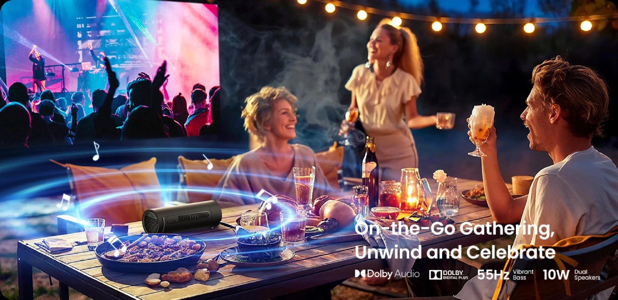 Máy chiếu Jmgo PicoFlix tích hợp Dolby Audio, di động cao