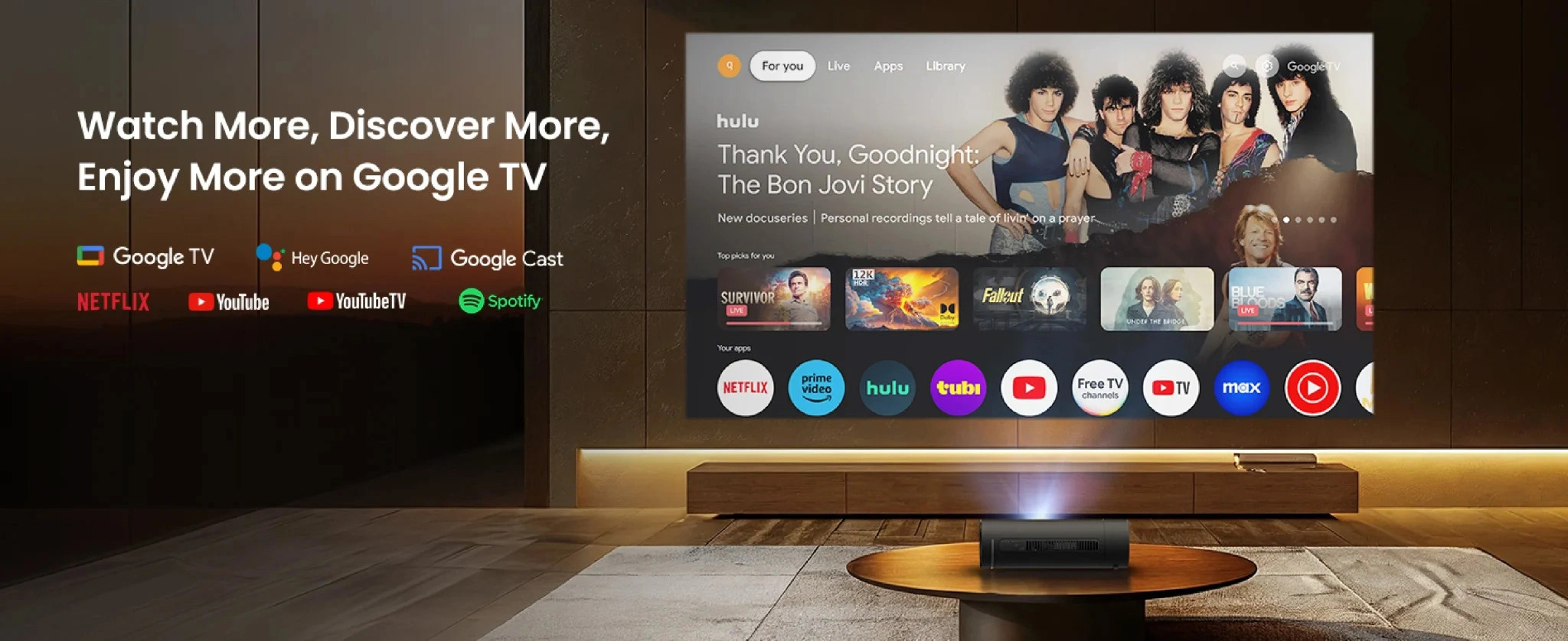 Máy chiếu Jmgo PicoFlix Google Tv và netflix chính chủ